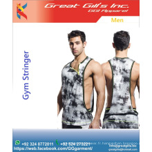 Vêtements pour hommes sans manches Fitness Sportwear Gym Vest Stringers Hommes Débardeurs Stringers